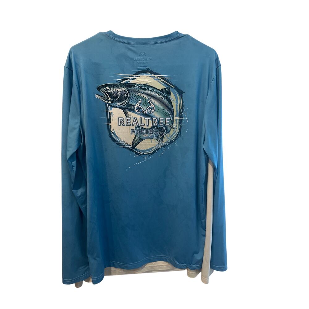 2  Men’s RealTree Fishing Long Sleeve Shirt Bundle.  Size Medium
